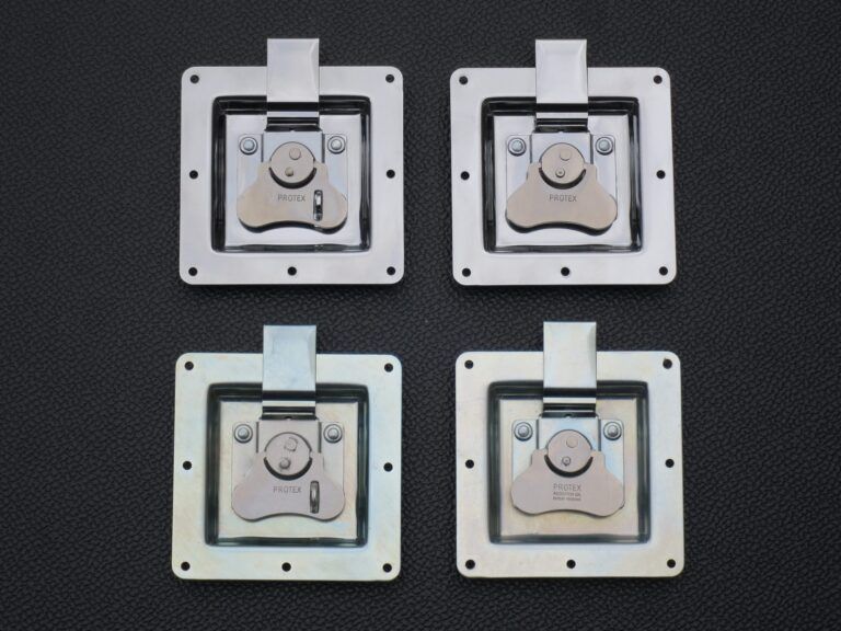 Chrome and zinc catches