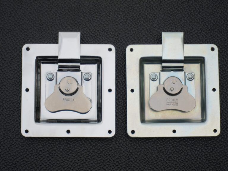 Chrome and zinc catches