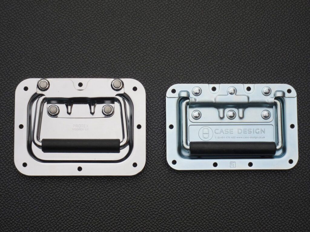 Chrome and zinc handle