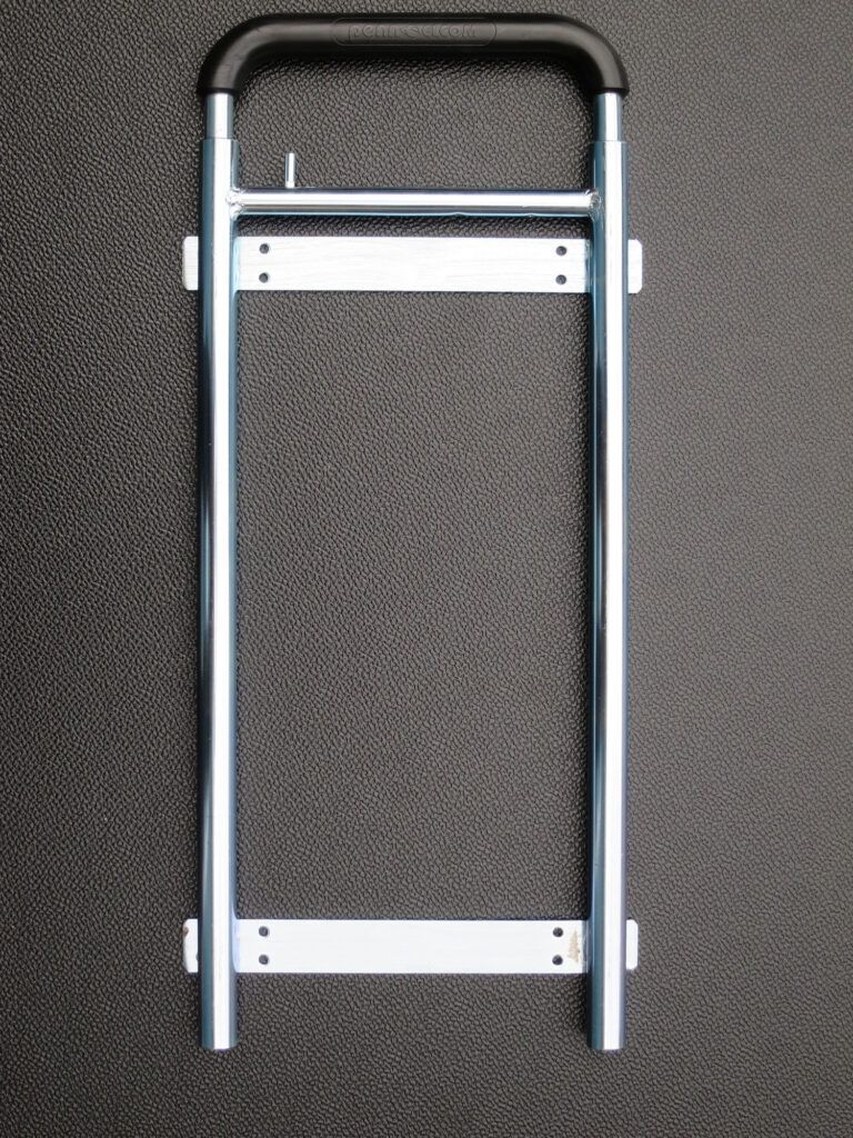 Heavy steel extension handle for custom case