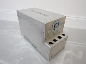 Aluminium battery enclosure bespoke fabrication
