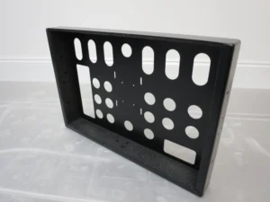 Monitor aluminium fabricated enclosure