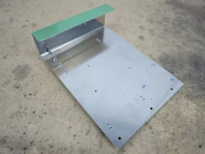 Aluminium fabricated baseplate made in UK