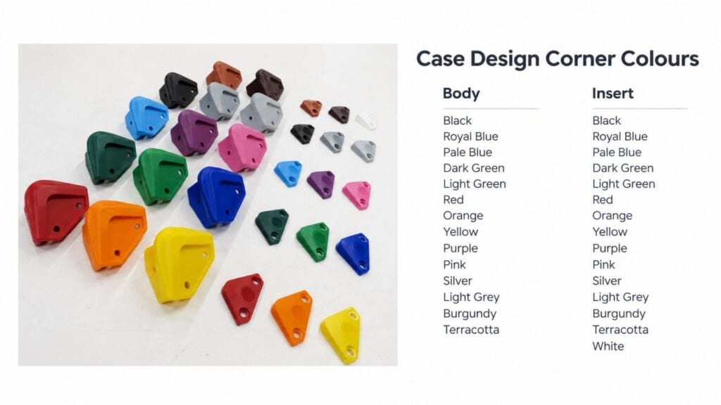 Case Design Corner Colours